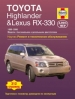 Книга Toyota Highlander/Lexus RX300/330 бензин/дизель с 1999-2006 гг. Ремонт, техобслуживание и эксплуатация