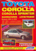 Книга Toyota Corolla/Sprinter/Marino/Ceres/Levin/Trueno 2WD/4WD бензин/дизель с 1991-2000 гг. Руководство по эксплуатации, обслуживанию и ремонту